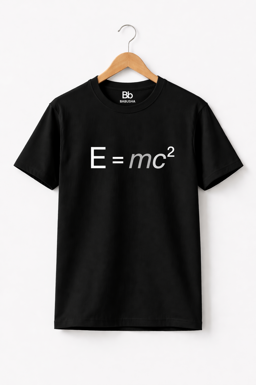 E= mc² Minimalist Tee – BABUSHA