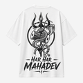 Babusha Har Har Mahadev Oversized Tee