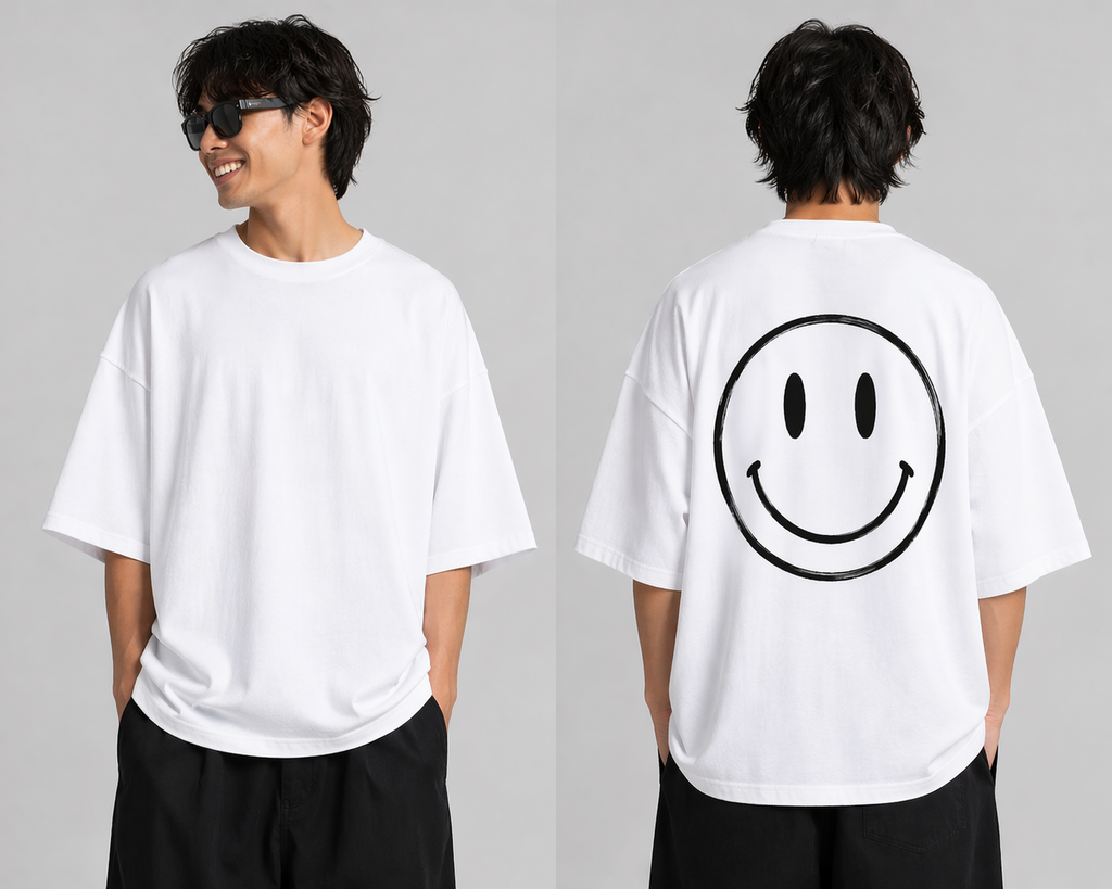 Babusha Smiley Oversized Tee