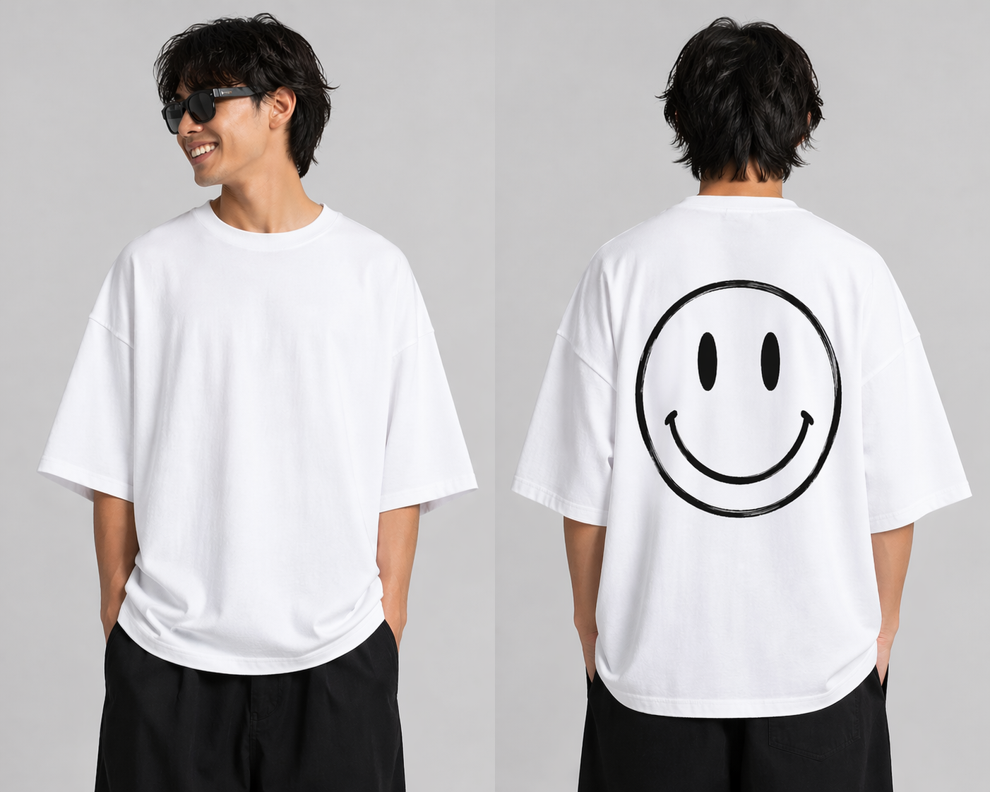 Babusha Smiley Oversized Tee